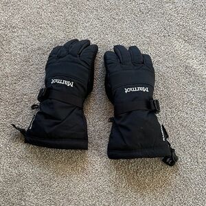 Marmot Black Ski Insulated Gortex Gloves
